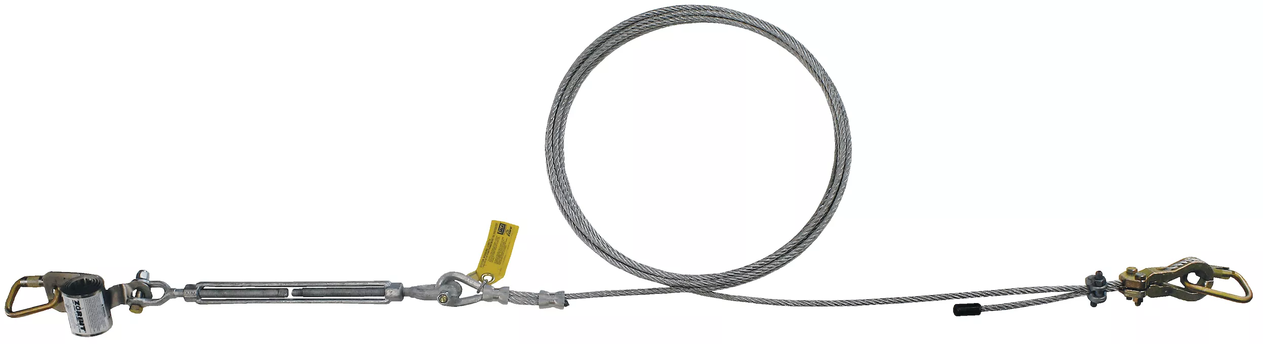 3M™ DBI-SALA Single-Span Horizontal Lifeline For Stanchions 7403050, Galvanized Cable, 50 ft