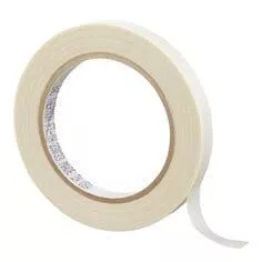 3M™ Glass Cloth Electrical Tape 69, 1/2 in x 36 yd, White, 18 Rolls/Case
