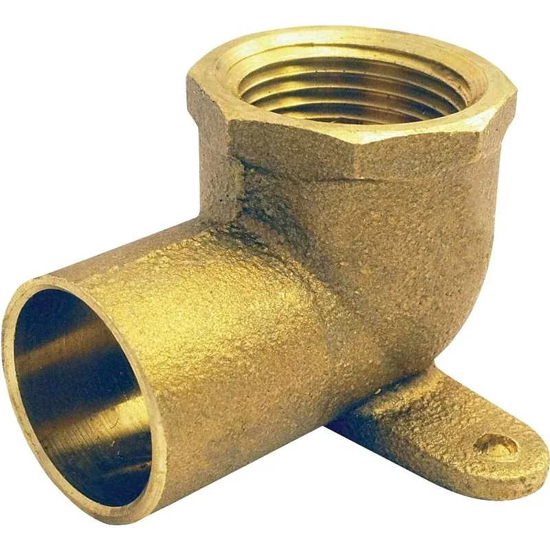 Elkhart Products 10156858 Pipe Elbow, 3/4 in, Compression x Female, 90 deg Angle, Brass