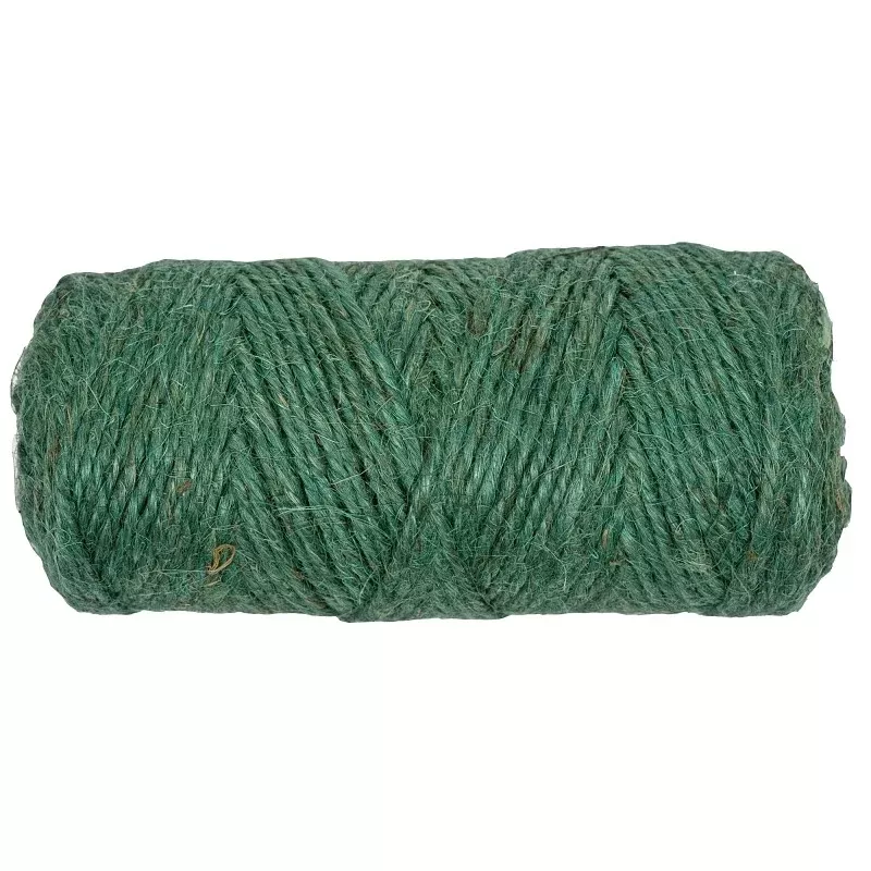 Gardener's Blue Ribbon T028B Garden Twine, 200 ft L, Jute, Green (Pack of 6)