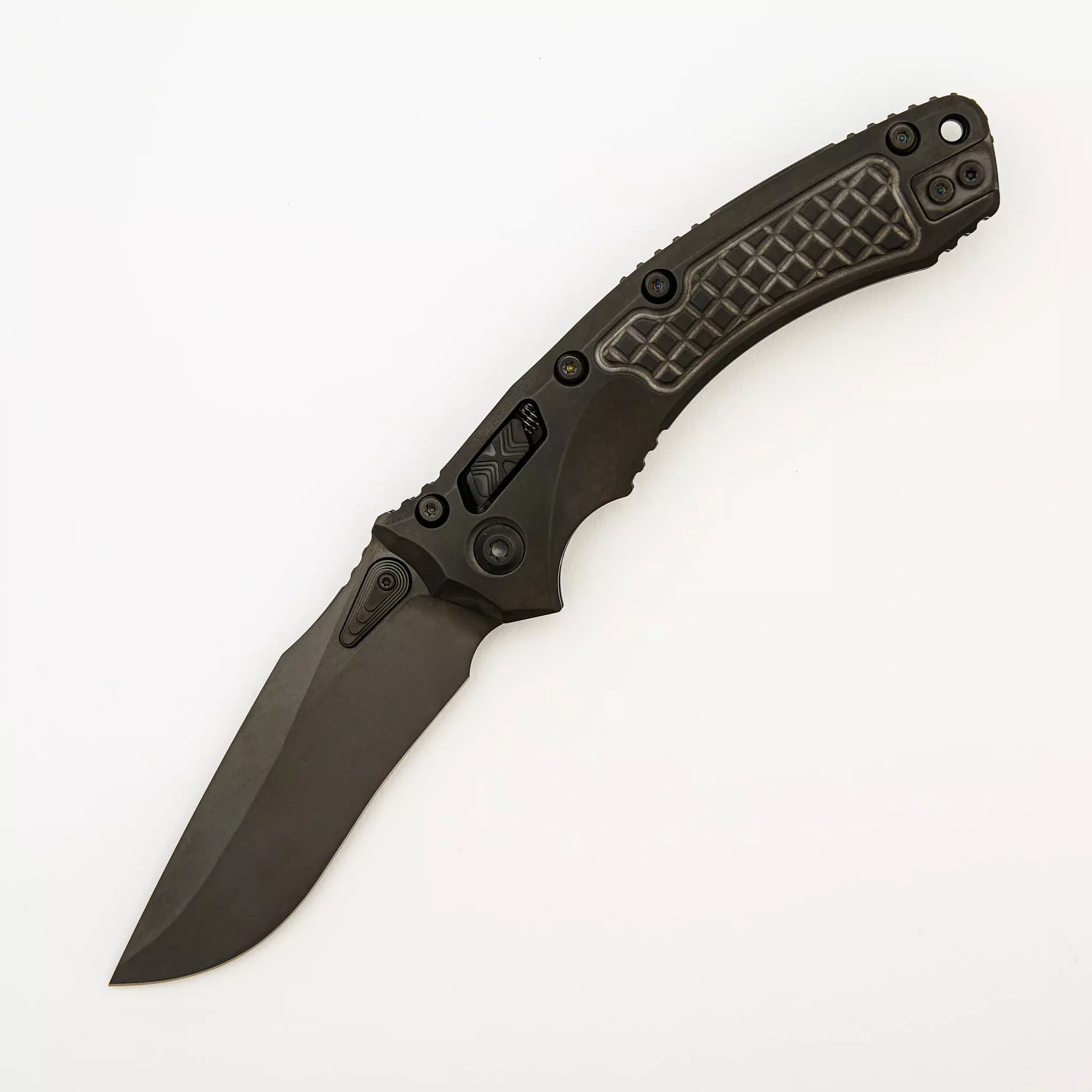 "Marfione Select" Amphibian - RAM-LOK DLC Stonewash Finish Frag Pattern Titanium W/ DLC Accent 137RL-1DLCTFRMS2