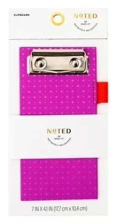 Post-it Noted Clipboard NTD11-CB-1, 7 x 4.1in (177 x 104mm) (Case of 24) SKU 7100364712