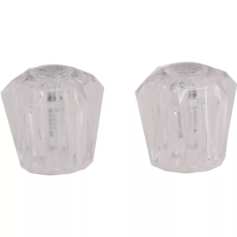 US Hardware P-402C Faucet Handle, Acrylic, For: Mobile Home Faucets